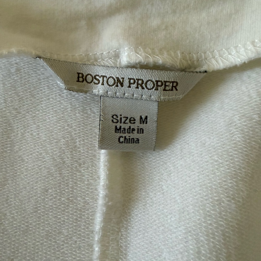 Boston Proper Cream Knit Cardigan - Picture 3 of 7